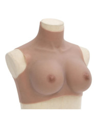 Plastron en silicone marron pâle coupe E | Mobilier & Déco