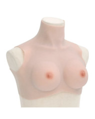 Plastron en silicone caucasien coupe C | Mobilier & Déco