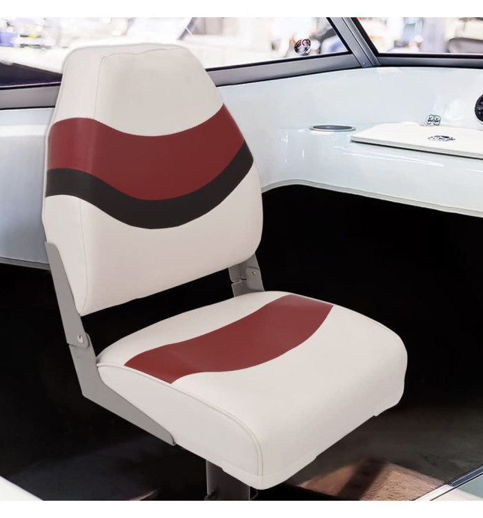 Ensemble de sièges de bateau pliables lot de 2 dossier haut | Mobilier & Déco