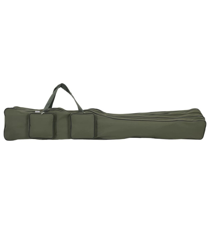 Sac de canne à pêche vert foncé 160 cm tissu oxford | Mobilier & Déco