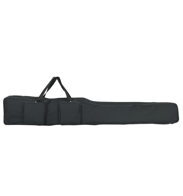 Sac de canne à pêche noir 150 cm tissu oxford | Mobilier & Déco