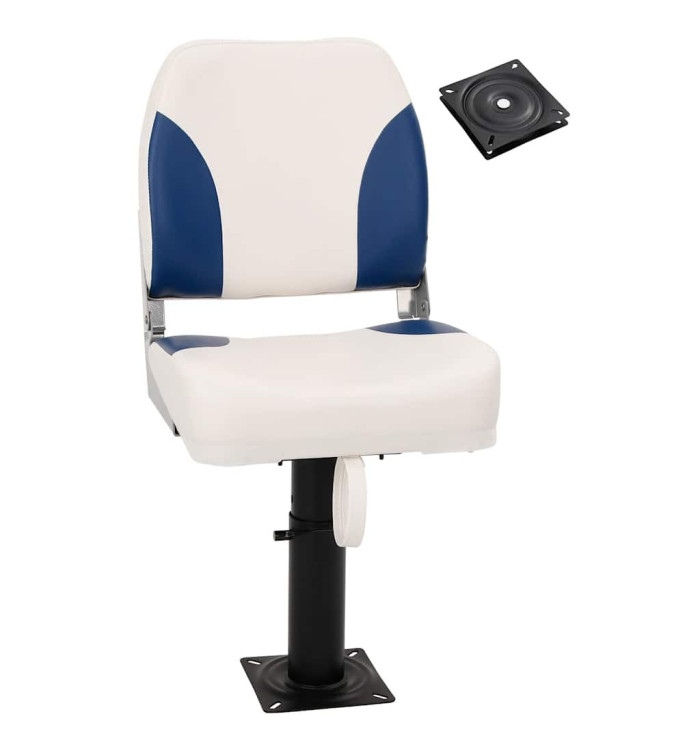 Siège de bateau avec piédestal hauteur réglable pivotant à 360° | Mobilier & Déco