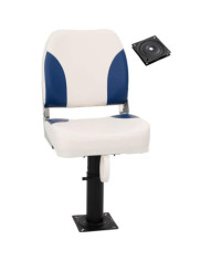 Siège de bateau avec piédestal hauteur réglable pivotant à 360° | Mobilier & Déco