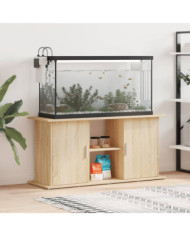 Support d'aquarium chêne sonoma 121x41x58 cm bois d'ingénierie | Mobilier & Déco