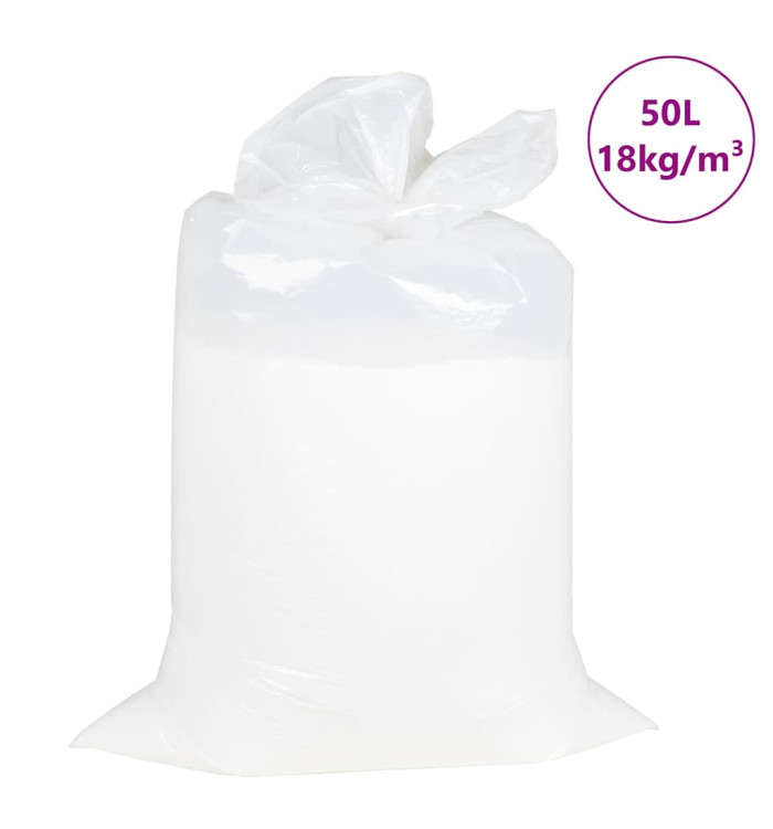 Remplissage Pouf EPS 50 L, Blanc, 18 kg/m³ | Mobilier & Déco