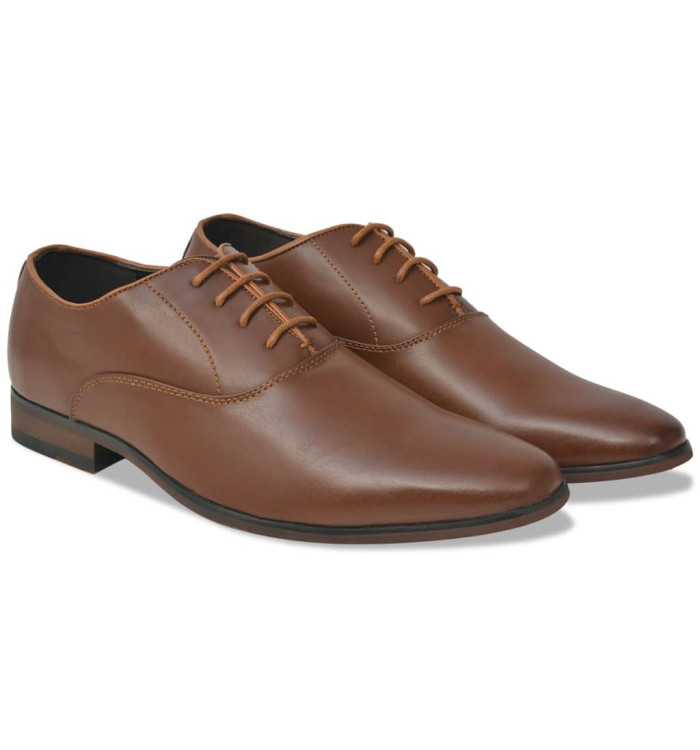 Chaussures à lacets pour hommes Marron Pointure 42 Cuir PU | Mobilier & Déco