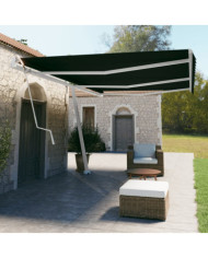 Auvent automatique sur pied 600x350 cm Anthracite | Mobilier & Déco