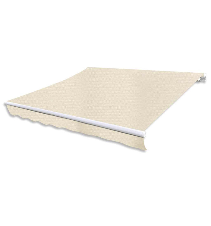 Auvent pliable motorisé 400 cm Crème | Mobilier & Déco