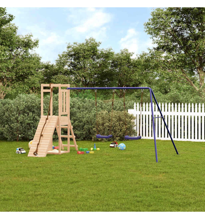 Aire de jeux d'extérieur bois de pin massif | Mobilier & Déco