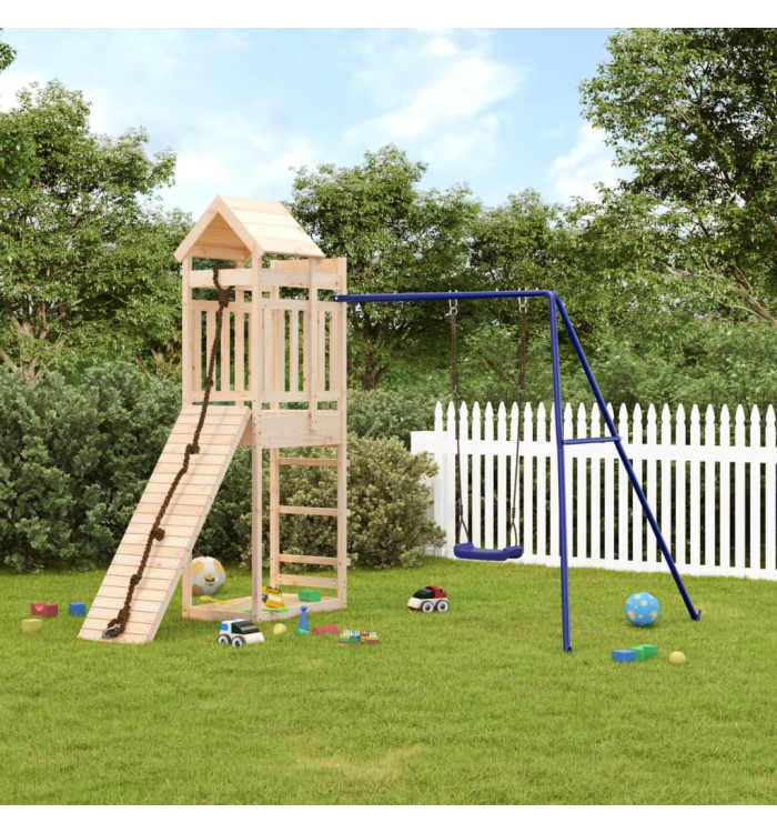 Aire de jeux d'extérieur bois de pin massif | Mobilier & Déco
