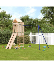 Aire de jeux d'extérieur bois de pin massif | Mobilier & Déco