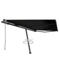 Auvent automatique sur pied 400x350 cm Anthracite | Mobilier & Déco