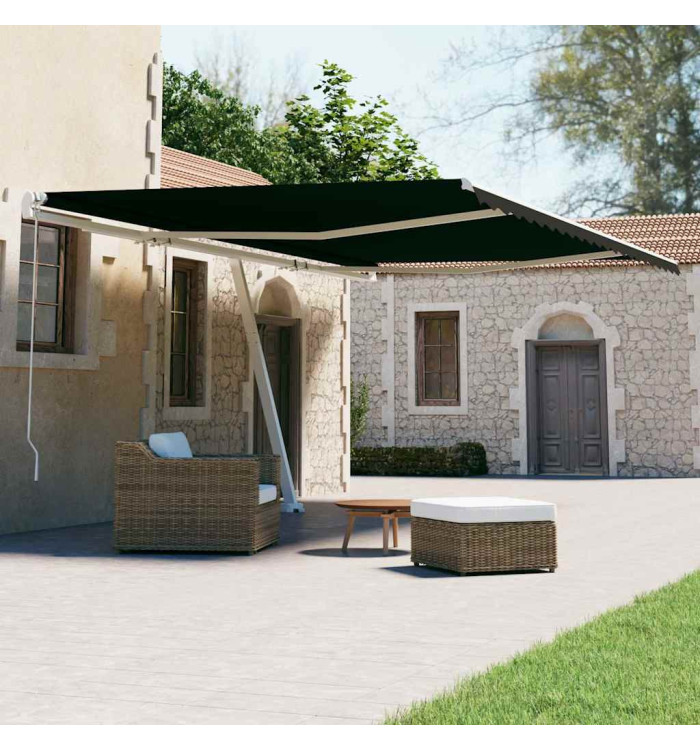 Auvent automatique sur pied 600x300 cm Anthracite | Mobilier & Déco