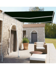 Auvent manuel rétractable sur pied 350x250 cm Anthracite | Mobilier & Déco