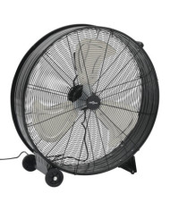 Ventilateur à tambour industriel 77 cm 187,7 W Noir | Mobilier & Déco