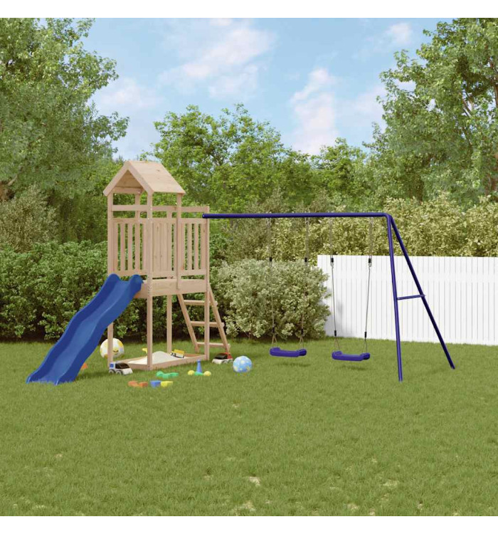 Aire de jeux d'extérieur bois de pin massif | Mobilier & Déco