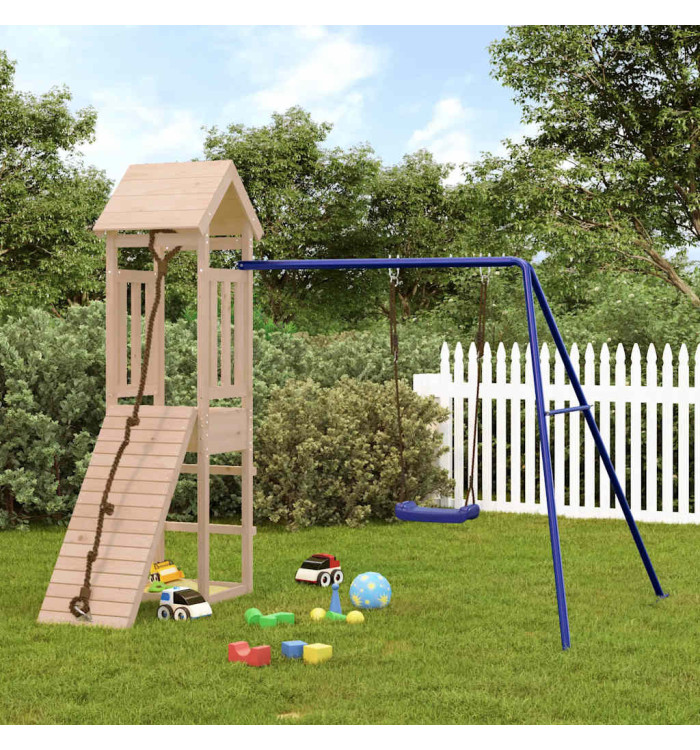 Aire de jeux d'extérieur bois de pin massif | Mobilier & Déco