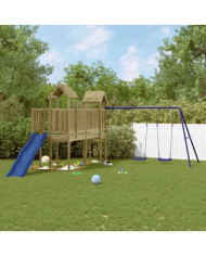 Aire de jeux d'extérieur bois de pin imprégné | Mobilier & Déco