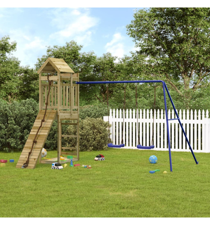 Aire de jeux d'extérieur bois de pin imprégné | Mobilier & Déco