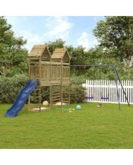 Aire de jeux d'extérieur bois de pin imprégné | Mobilier & Déco