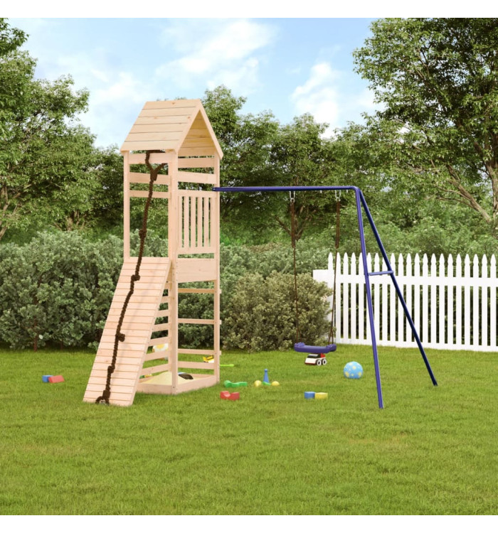 Aire de jeux d'extérieur bois de pin massif | Mobilier & Déco