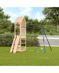 Aire de jeux d'extérieur bois de pin massif | Mobilier & Déco