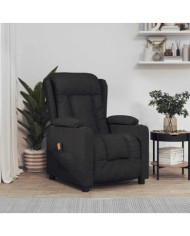 Fauteuil de massage Noir Tissu | Mobilier & Déco