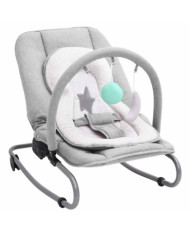 Transat pour bébé Gris clair Acier | Mobilier & Déco
