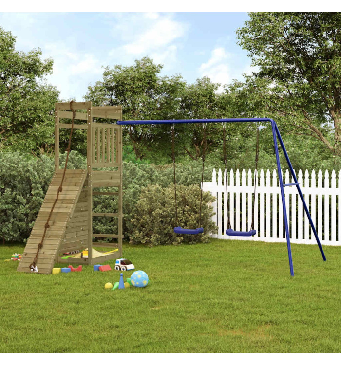 Aire de jeux d'extérieur bois de pin imprégné | Mobilier & Déco