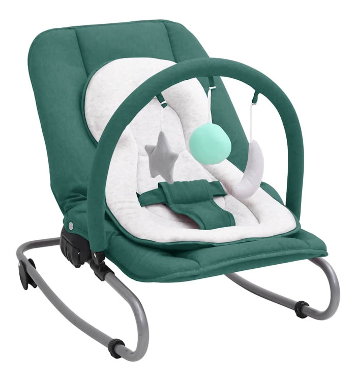 Transat pour bébé Vert Acier | Mobilier & Déco