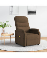 Fauteuil de massage Marron Tissu | Mobilier & Déco