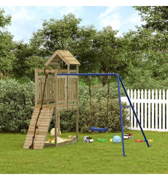 Aire de jeux d'extérieur bois de pin imprégné | Mobilier & Déco