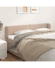Tête de lit avec oreilles Cappuccino 163x23x78/88 cm Similicuir | Mobilier & Déco