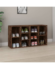 Banc à chaussures Chêne fumé 103x30x54,5 cm Bois d'ingénierie | Mobilier & Déco