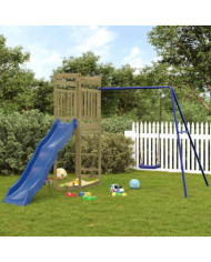 Aire de jeux d'extérieur bois de pin imprégné | Mobilier & Déco