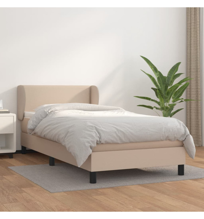 Sommier à lattes de lit avec matelas Cappuccino 80x200 cm | Mobilier & Déco