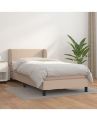 Sommier à lattes de lit avec matelas Cappuccino 80x200 cm | Mobilier & Déco