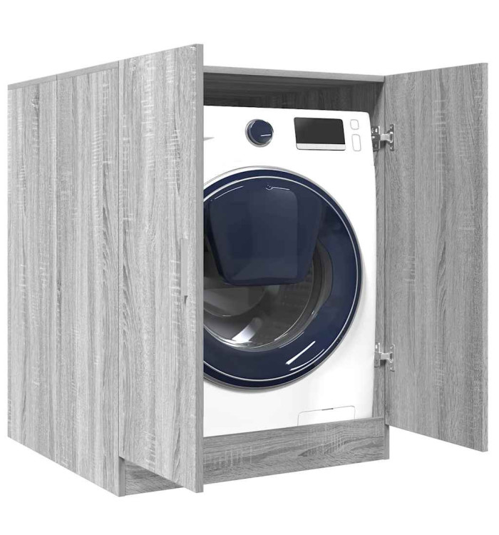 Meuble pour machine à laver Sonoma gris 71x71,5x91,5 cm | Mobilier & Déco