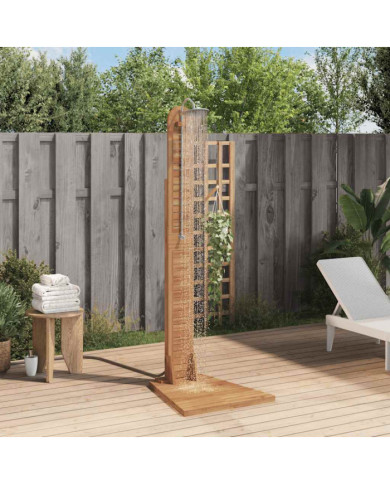 Douche de jardin teck massif 70x75x204 cm | Mobilier & Déco