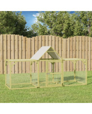 Poulailler 300x100x150 cm Bois de pin massif imprégné | Mobilier & Déco