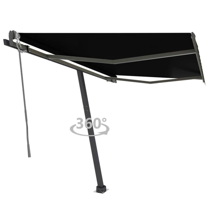 Auvent automatique sur pied 350x250 cm Anthracite | Mobilier & Déco