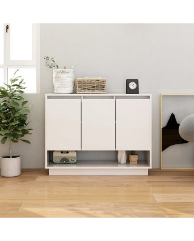 Buffet Blanc 97x31x75 cm Bois d'ingénierie | Mobilier & Déco