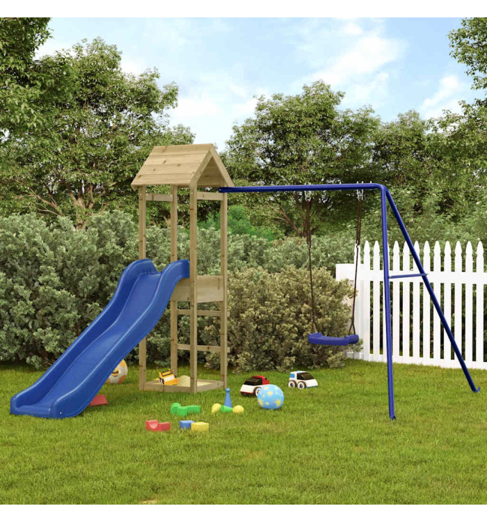 Aire de jeux d'extérieur bois de pin imprégné | Mobilier & Déco