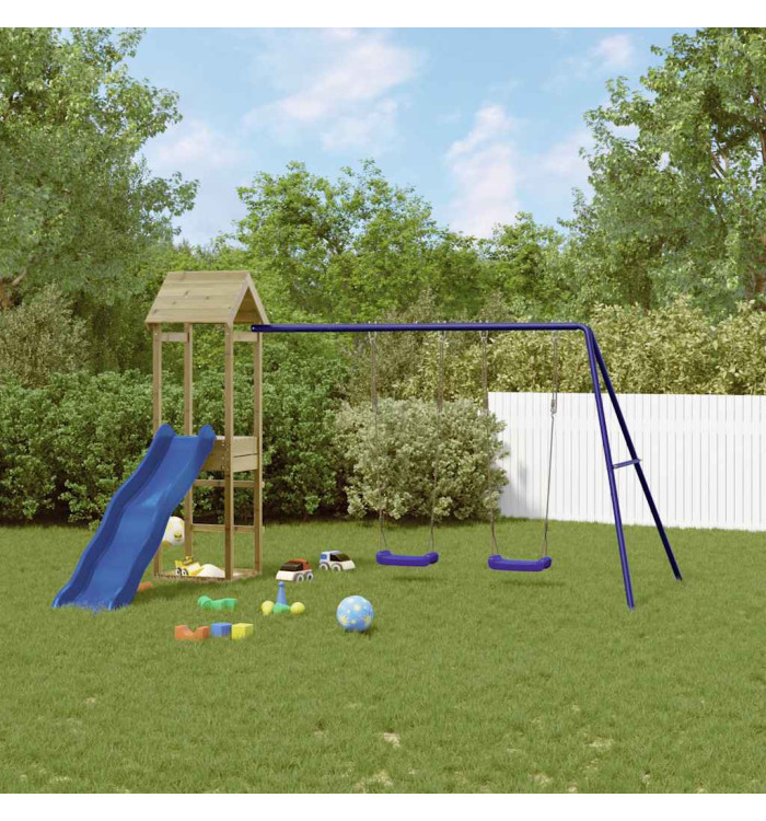 Aire de jeux d'extérieur bois de pin imprégné | Mobilier & Déco