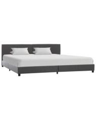 Cadre de lit Gris Similicuir 180x200 cm | Mobilier & Déco