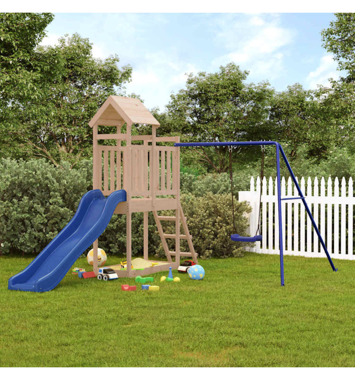 Aire de jeux d'extérieur bois de pin massif | Mobilier & Déco
