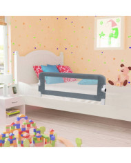 Barrière de lit enfant Gris 102x42 cm Polyester | Mobilier & Déco