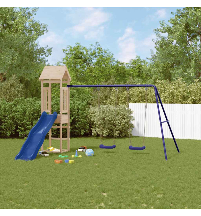 Aire de jeux d'extérieur bois de pin massif | Mobilier & Déco