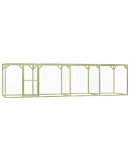 Poulailler 1,5x6x1,5 m Pinède imprégnée | Mobilier & Déco