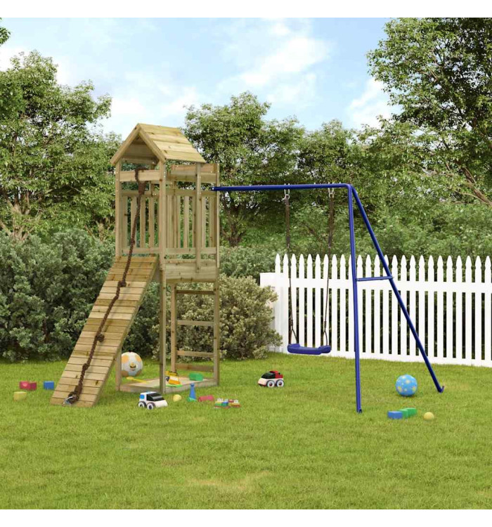 Aire de jeux d'extérieur bois de pin imprégné | Mobilier & Déco